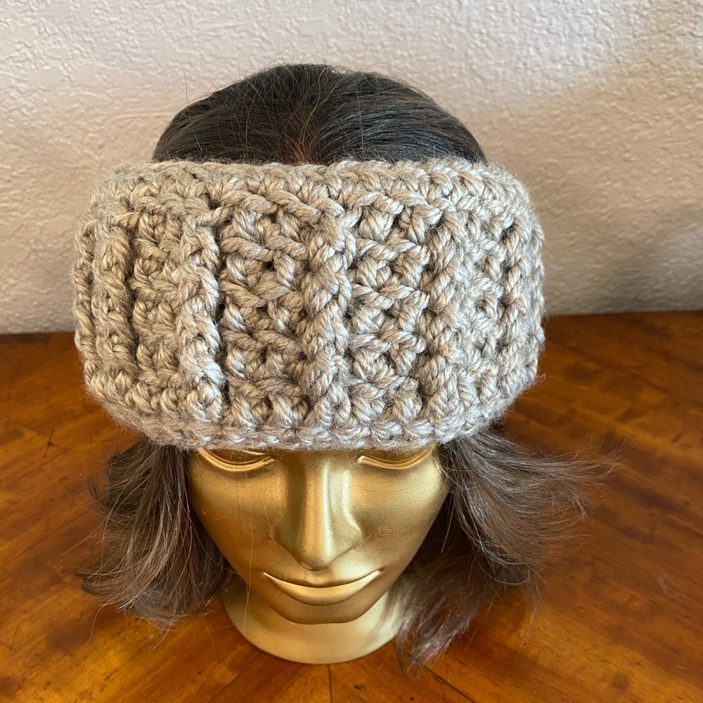 Handmade Chunky Crochet Earwarmer